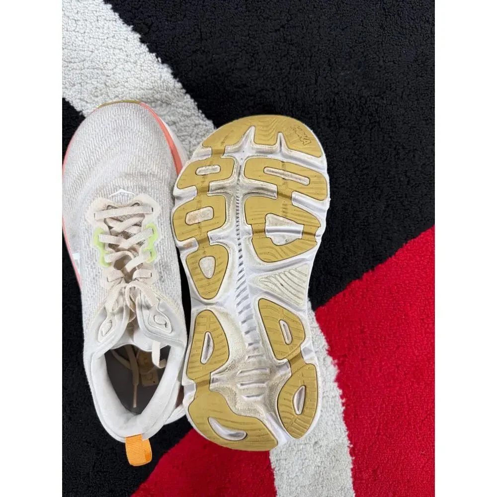 Hoka Shoes Womens Size 9D Gaviota 5 Wide One One Peach Athletic Running Sneakers